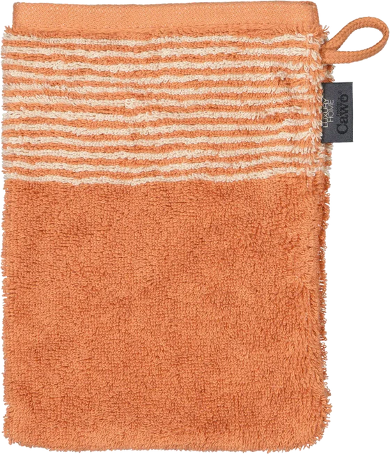 Cawö Frottiertücher Two-Tone 590-32 Kupfer – Hochwertige Walkfrottier-Handtücher aus 100 % Baumwolle