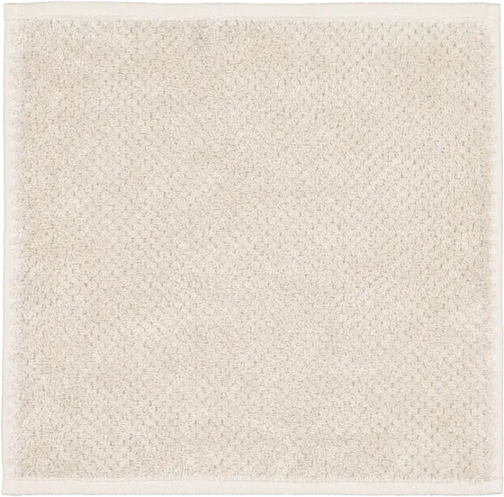 Cawö Frottiertücher Pure 6500-730 Kreide – Hochwertige Walkfrottier-Handtücher aus 100 % Baumwolle