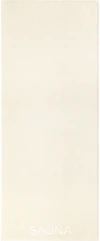 Cawö Saunatuch Pure 6501-356 Natur – Hochwertiges Saunatuch aus 100 % Baumwolle
