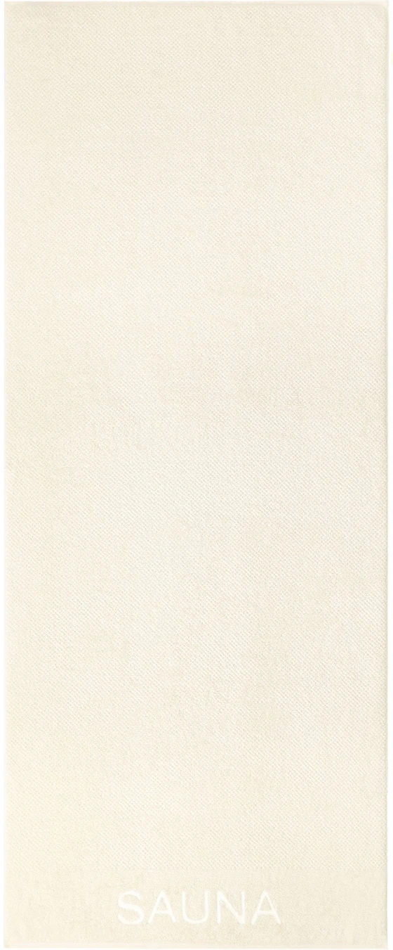 Cawö Saunatuch Pure 6501-356 Natur – Hochwertiges Saunatuch aus 100 % Baumwolle