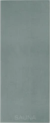 Cawö Saunatuch Pure 6501-426 Mystic Green – Hochwertiges Saunatuch aus 100 % Baumwolle