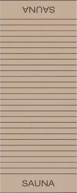 Cawö Saunatuch Balance 6237-39 Sand – Hochwertiges Wende-Saunatuch aus 100 % Baumwolle im Streifen-Design