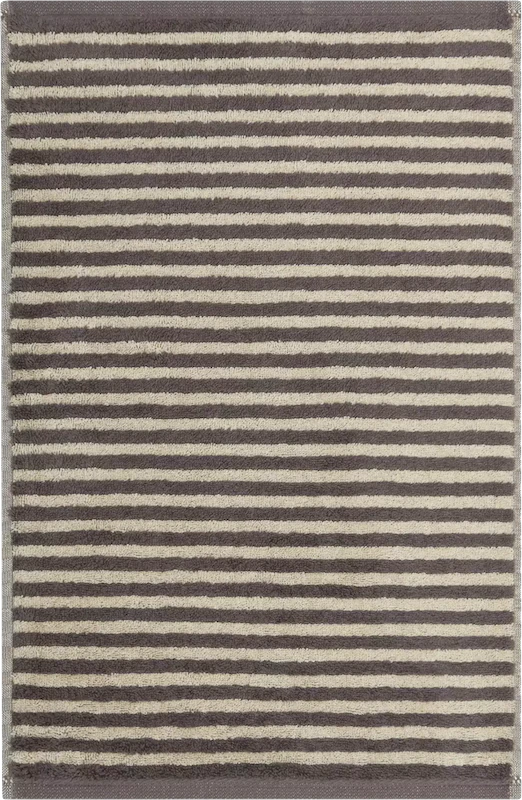Cawö Handtuch Lines 6255-33 Pepper – Wende-Handtuch mit Ringelstreifen aus 100 % Baumwolle