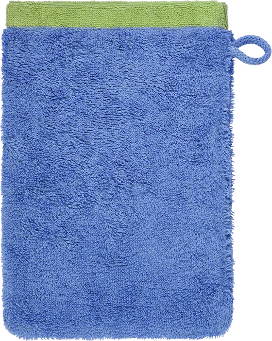 Cawö Handtuch Lifestyle Splash 7071-14 Capri/Pistazie – Hochwertiges Wende-Handtuch aus 100 % Baumwolle
