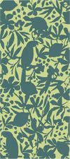 Cawö Strandtuch Tropical 5576-44 Jungle – Exklusives Jacquard-Strandtuch in Grün aus 100 % Baumwolle