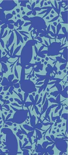 Cawö Strandtuch Tropical 5576-11 Aqua – Exklusives Jacquard-Strandtuch in Blau aus 100 % Baumwolle