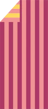Cawö Strandtuch Tropical 5577-22 Sunset – Streifen-Strandtuch in Pink aus 100 % Baumwolle