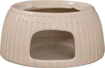 Greengate Teekannen Stövchen in Creamy Fudge – Steingut Tea Warmer