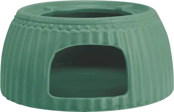 Greengate Teekannen Stövchen / Tea warmer Alice Dusty Green – Hochwertiges Steingut für perfekten Teegenuss