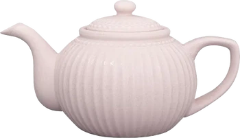 Greengate Teekanne Alice Vintage Rose – Porzellan, 1 Liter, spülmaschinengeeignet
