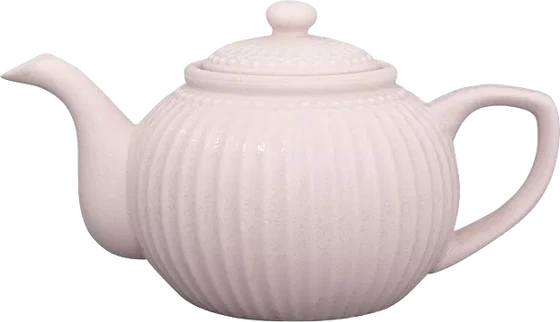 Greengate Teekanne Alice Vintage Rose – Porzellan, 1 Liter, spülmaschinengeeignet