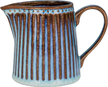 Greengate Milchkännchen Alice Oyster Blue – Porzellan, spülmaschinengeeignet