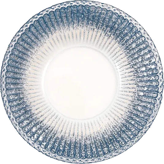 Greengate Pastateller Ripple Blue – Porzellan, 23 cm, stilvoll & pflegeleicht