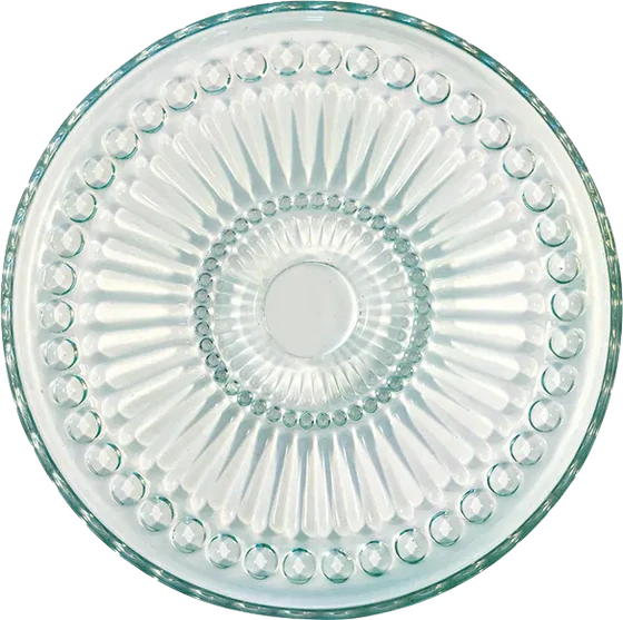 Greengate Glasteller Alice Cool Mint – 18,5 cm, zartes Glasdesign für Frühstück & Kuchen