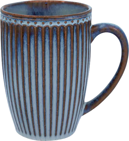 Greengate große Tasse Alice Oyster Blue – Porzellan, 13,5 cm, spülmaschinengeeignet