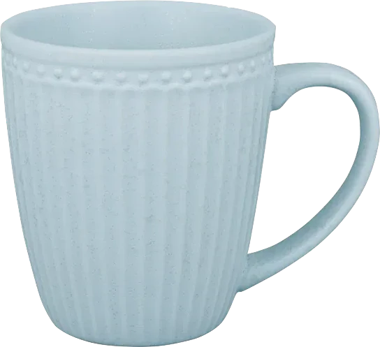 Greengate ALICE Ice Blue Tasse – Moderner Porzellanbecher in Ice Blue