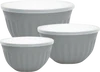 Greengate Aufbewahrungsschüssel 3er Set mit Deck in Grau – Perfekte Küchenaufbewahrung für Frische & Ordnung