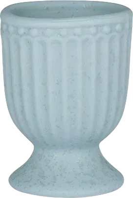 Greengate Alice Eierbecher in Ice Blue – Eleganter Porzellan Eierbecher, 6,5 cm