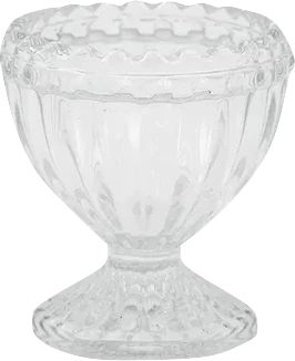 Erleben Sie den Greengate Alice Glas Eierbecher in White / Clear aus hochwertigem Glas. Mit einer Höhe von 5,8 cm, spülmaschinen- und mikrowellengeeignet – ideal für ein modernes und elegantes Frühstückserlebnis!