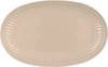 Greengate Biscuit Teller aus der Alice Serie in Creamy Fudge – Edles Steingut, spülmaschinen- & mikrowellengeeignet, 14,5 x 23 cm