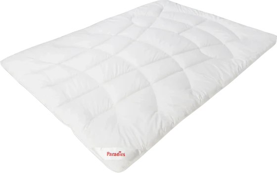 Paradies Faserdecke Dala Bio Ganzjahresdecke – Medium warm, daunenleicht & Bio Baumwolle