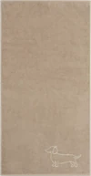 Cawö Handtuch We Love Dogs 6248-33 – Dackel-Design in Natur/Beige