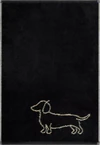 Cawö Handtuch We Love Dogs 6248-93 – Dackel Wendetuch in Schwarz/Beige