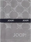 JOOP! Geschirrtuch Cornflower 1700-76 – Halbleinen-Tuch in Platin mit Cornflower-Muster