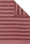 JOOP! Geschirrtuch Cornflower 1701-22 – Halbleinen-Tuch in Bordeaux mit Streifen