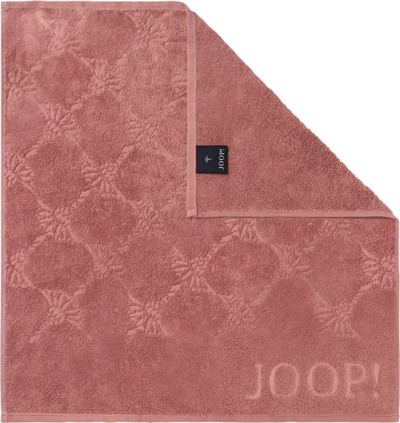JOOP! Cornflower 1702-258 Geschirrtuch – Frottier-Handtuch in Bordeaux mit Logo