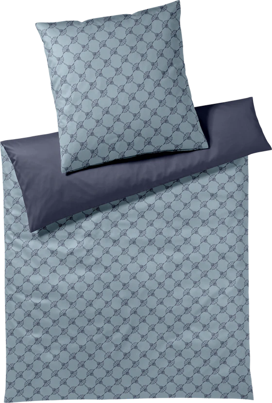 JOOP! Bettwäsche Cornflower Double 4083-23 Deep Ocean – Satinbettwäsche in edlem Blau