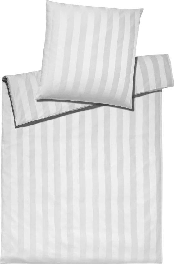 Elegante Noblesse Bettwäsche 2245 Weiß - Luxus-Jacquard-Satin