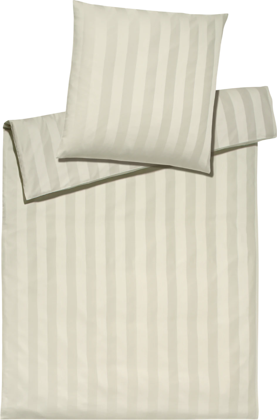 Elegante Noblesse-Bettwäsche Creme: Luxuriöser Jacquard-Satin