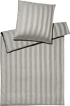 Elegante Noblesse Bettwäsche Silber - Luxuriöser Jacquard Satin