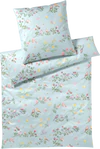 Elegante Songbird Bettwäsche Himmelblau - Seiden-Satin, OEKO-TEX