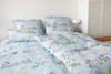 Elegante Songbird Bettwäsche Himmelblau - Seiden-Satin, OEKO-TEX