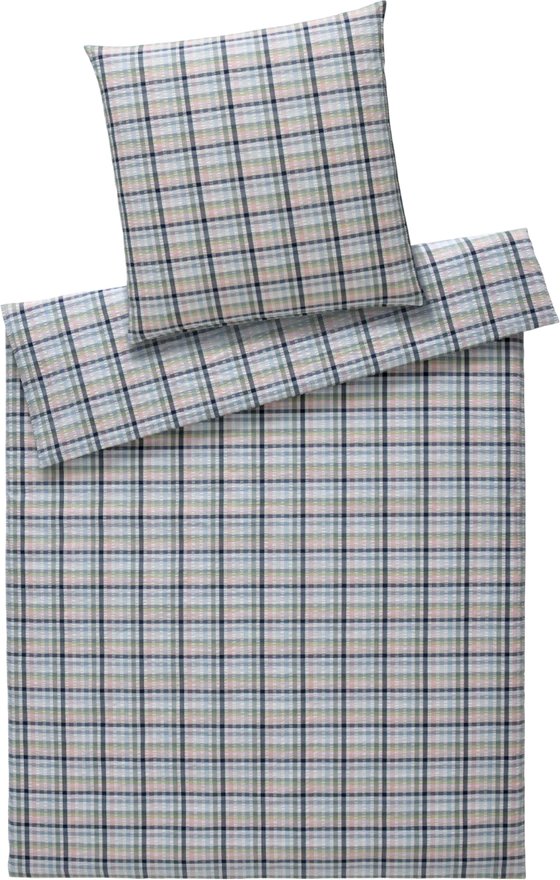 Elegante Gudhjem Bettwäsche Rauchblau – Bügelfrei & Allergikerfreundlich