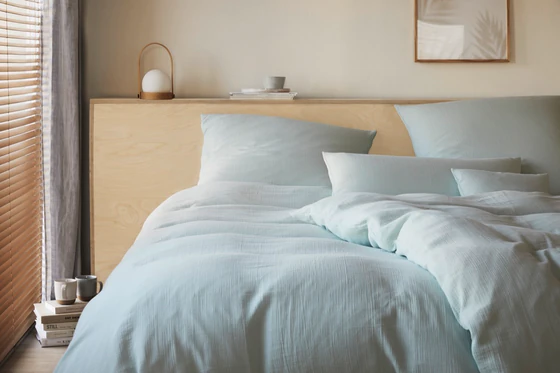 Elegante Smooth-Bettwäsche Mint: Weich, atmungsaktiv, bügelfrei
