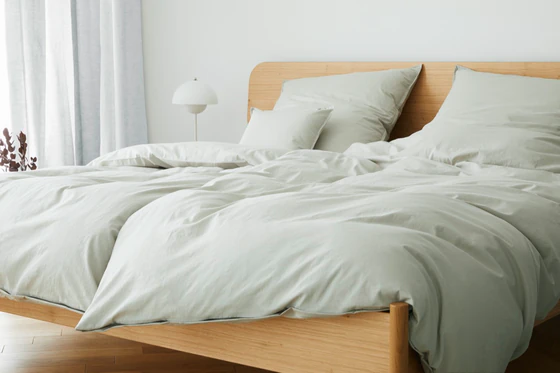 Elegante Crisp-Bettwäsche Clay - Weich, Atmungsaktiv, Pflegeleicht