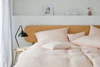 Elegante Breezee Bettwäsche Apricot - Atmungsaktiv & Kühlend