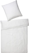 Elegante Pure-Bettwäsche 7062-0 Weiß - Atmungsaktiv & Allergikerfreundlich