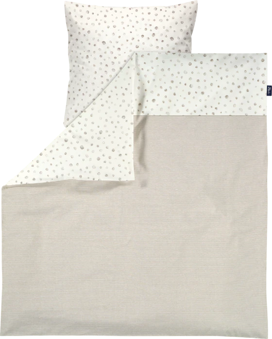 Baby-Bettwäsche ALVI Aqua Dot Baumwolle – Hautfreundlich