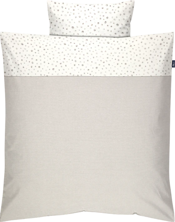 Baby-Bettwäsche ALVI Aqua Dot Baumwolle – Hautfreundlich