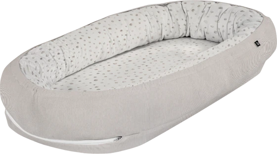 Babynest ALVI Schlummer-Nestchen Aqua Dot Baumwolle Atmungsaktiv
