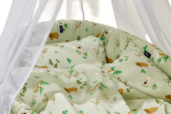 Stubenwagengarnitur ALVI Birthe Koalas World 100% Baumwolle