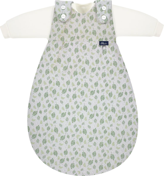 Baby-Schlafsack-Set ALVI Baby-Mäxchen Bio Baumwolle Blätter
