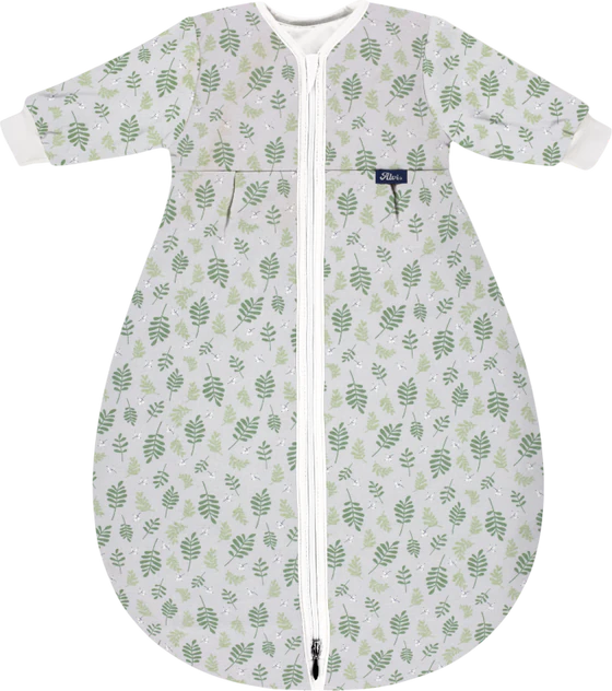 Babyschlafsack ALVI Mäxchen Thermo Bio Baumwolle Blättermuster