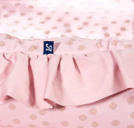Nestchen für Babybett ALVI Curly Volant – Baumwolle Schutz