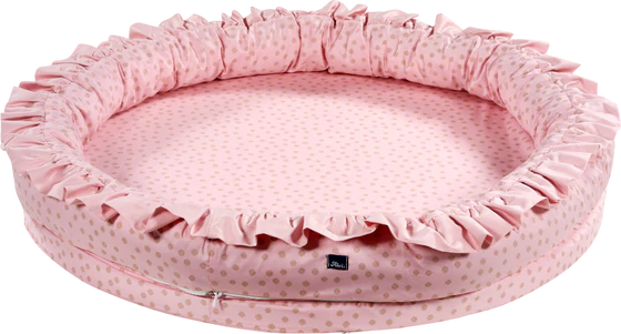 Nestchen Babybett ALVI Schlummer-Nestchen XL Baumwolle Volant