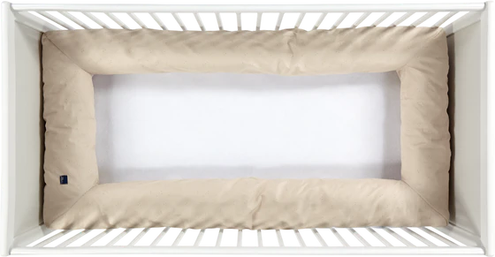 Bettumrandung ALVI Nestchen Carré Volant Baumwolle 180x35 cm